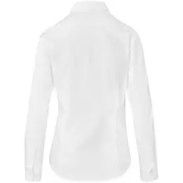 Ladies Long Sleeve Milano Shirt White Back